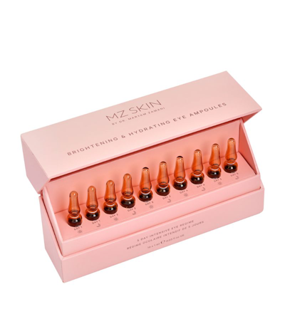 Mz Skin Brightening & Hydrating Eye Ampoules, 10 X 1ml In Colourless