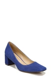 Naturalizer Karina Square Toe Pump In Deep Sapphire