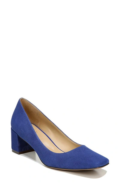 Naturalizer Karina Square Toe Pump In Deep Sapphire