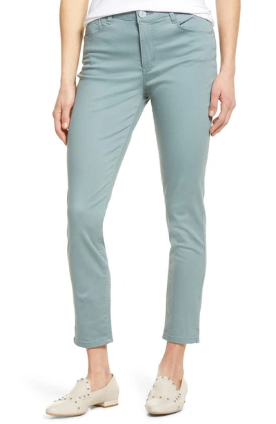 Wit & Wisdom 'ab'solution High Waist Ankle Skinny Pants In Dusty Slate