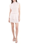 1.state Flutter Sleeve Dress In Pink Cloud