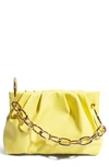 House Of Want Chill Vegan Leather Frame Clutch In Lemon