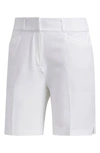 Adidas Golf Ultimate Club 7-inch Shorts In White