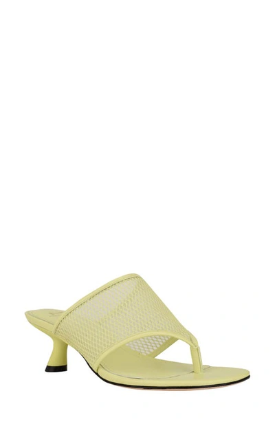 Marc Fisher Ltd Dallas Slide Sandal In Citron