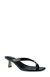 Marc Fisher Ltd Brody Slide Sandal In Black Patent Leather