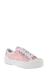 Marc Fisher Ltd Rammy Platform Sneaker In Azalea Pink Blush/ White