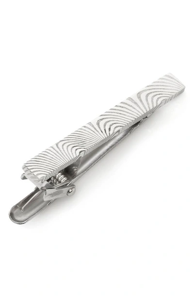 Cufflinks, Inc Damascus Stainless Steel Tie Clip In Silver