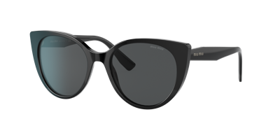 Miu Miu Woman Sunglasses Mu 04xs In Dark Grey