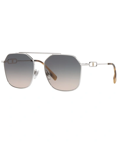 Burberry Women's Emma Sunglasses, Be3124 57 In Silber