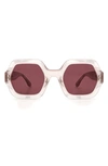 Isabel Marant Nude Hexagonal Sunglasses