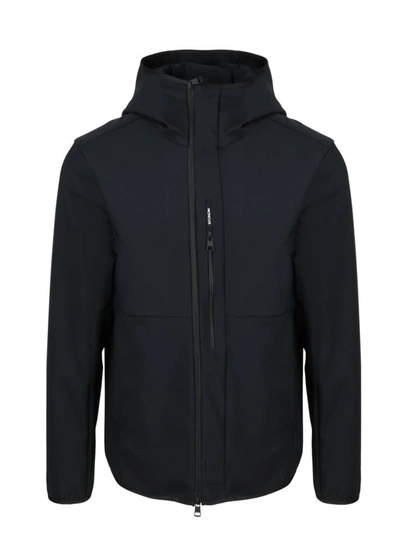 Moncler Darc Technical Hoodie Jacket In Black