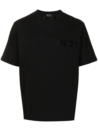 N°21 N° 21 T-shirt N &deg; 21 Cotton T-shirt With Logo In Black