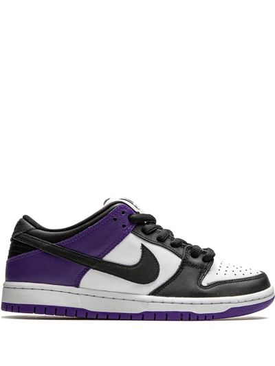 Nike Sb Dunk Low Trainers In Purple