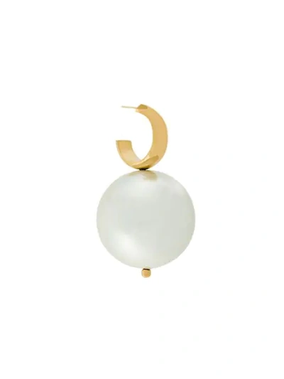 Simone Rocha Faux-pearl Drop Single Earring In White