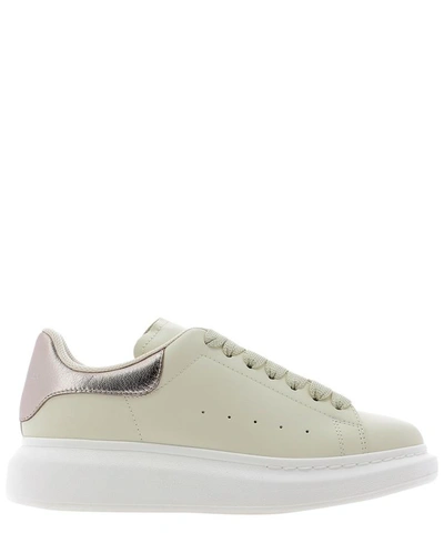 Alexander Mcqueen "oversize" Sneakers In Beige