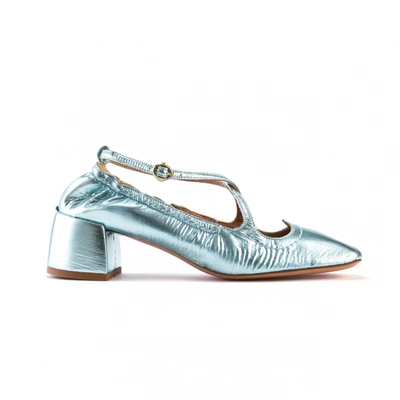 A. Bocca Flat Shoes Clear Blue