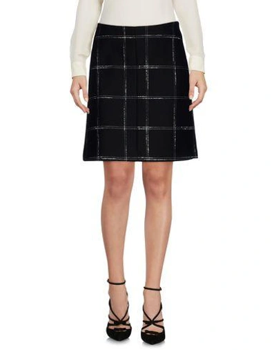 Ps By Paul Smith Knee Length Skirts In Black