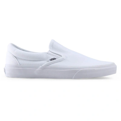 Vans Women's Classic Slip On Shoe In White