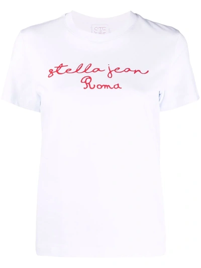 Stella Jean Logo Print T-shirt In White