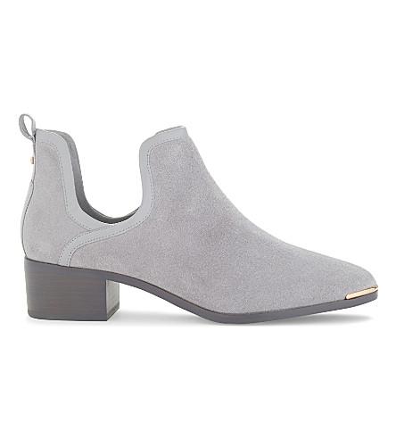 ted baker grey suede ankle boots