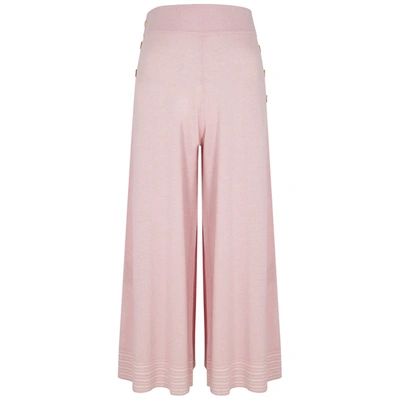 Roksanda Calvi Pink Wool-blend Trousers