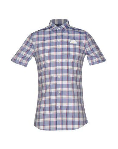 Dsquared2 Checked Shirt In Blue