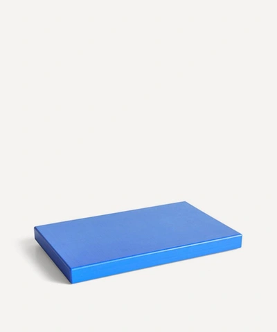 Hay Large Rectangular Chopping Board In Blue