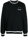 Ps By Paul Smith Stripe-trim Sweatshirt In Black