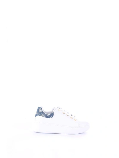 Guess Women's White Leather Sneakers