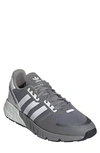 Adidas Originals Zx 1k Boost Sneaker In Grey Three/ White/ Core Black