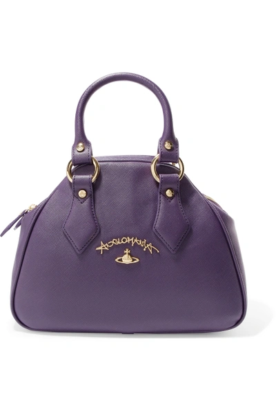 Vivienne Westwood Anglomania Divina Faux Textured-leather Tote | ModeSens
