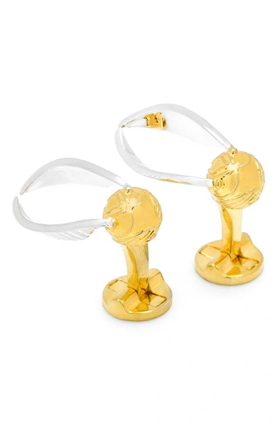 Cufflinks, Inc Harry Potter Golden Snitch Cufflinks