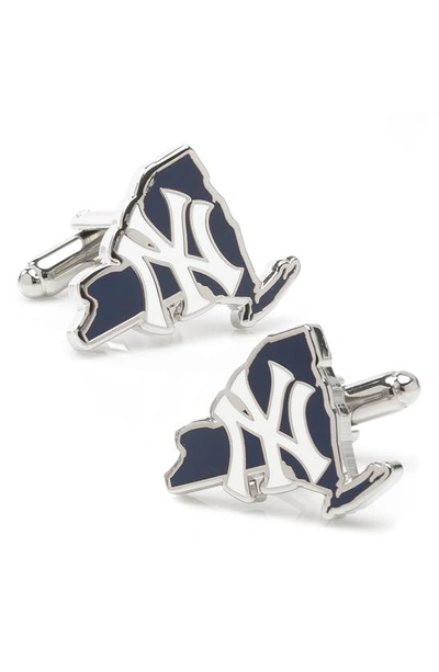 Cufflinks, Inc New York Yankees Cuff Links In New York Yankees State Shaped