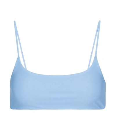 Jade Swim Muse Scoop Bikini Top In Blue