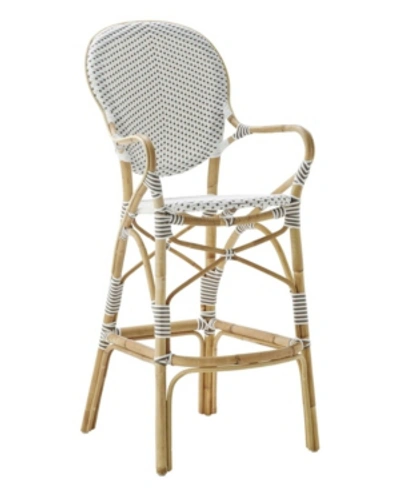 Sika Design S Isabell Rattan Bistro Bar Stool In White