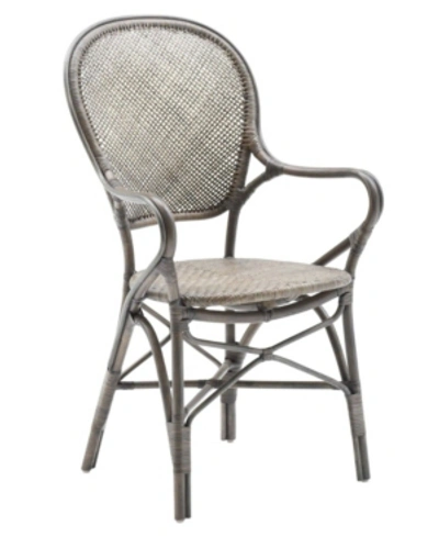 Sika Design S Rossini Rattan Bistro Armchair In Taupe