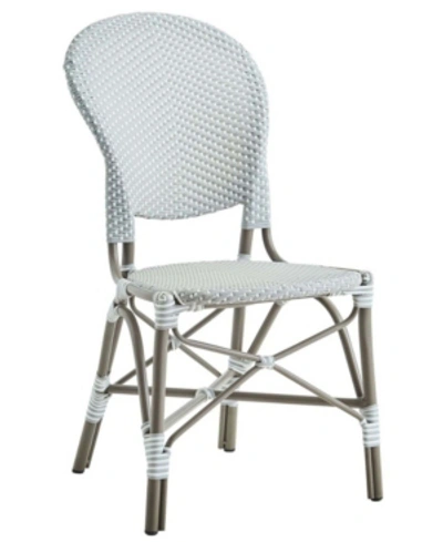Sika Design S Isabell Outdoor Bistro Side Chair In White/gray