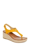 Michael Michael Kors Laney Espadrille Platform Wedge Sandal In Sun Leather/ Jute