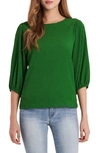 Vince Camuto Puff Sleeve Top In Alpine Grove