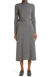 Club Monaco Melissah Knit Long Sleeve Midi Dress In Oat Melange | ModeSens