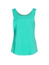 Nic + Zoe Perfect Scoop Tank Top In Jade