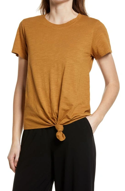 Sanctuary Perfect Knot T-shirt In Bronzer