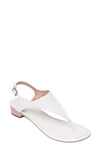 Bernardo Demi-wedge Thong Sandals In White