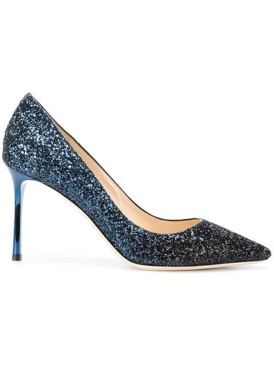 Jimmy Choo Romy 85 Pumps In Blue