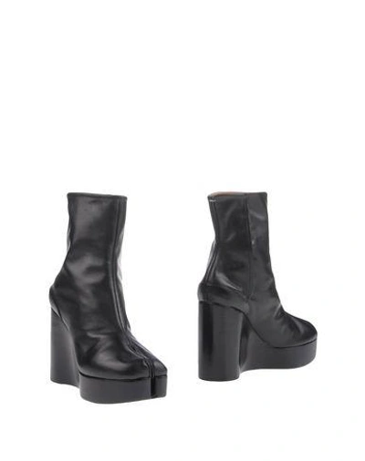 Maison Margiela Ankle Boots In Black