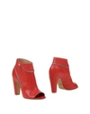 Maison Margiela Ankle Boot In Red