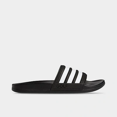 Adidas Originals Adidas Men's Essentials Adilette Comfort Slide Sandals In Black