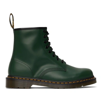 Dr. Martens 1460 8-eye Leather Boots In Green