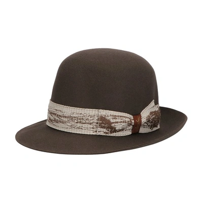 Borsalino Alessandria Free Dome Vintage Felt Hat In Monlov