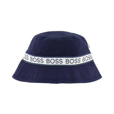 Hugo Boss Babies' Kids Hat For Boys In Blue